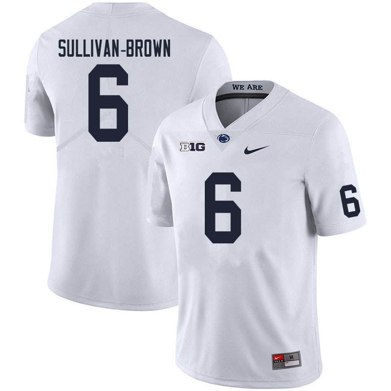 Men #6 Cam Sullivan-Brown Penn State Nittany Lions College Football Jerseys Sale-White - Click Image to Close